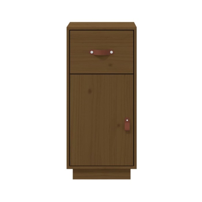 Buffet Marron miel 34x40x75 cm Bois massif de pin