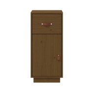 Buffet Marron miel 34x40x75 cm Bois massif de pin
