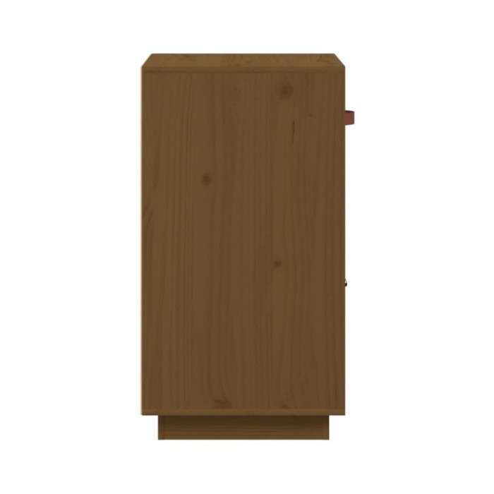 Buffet Marron miel 34x40x75 cm Bois massif de pin