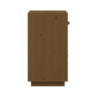 Buffet Marron miel 34x40x75 cm Bois massif de pin