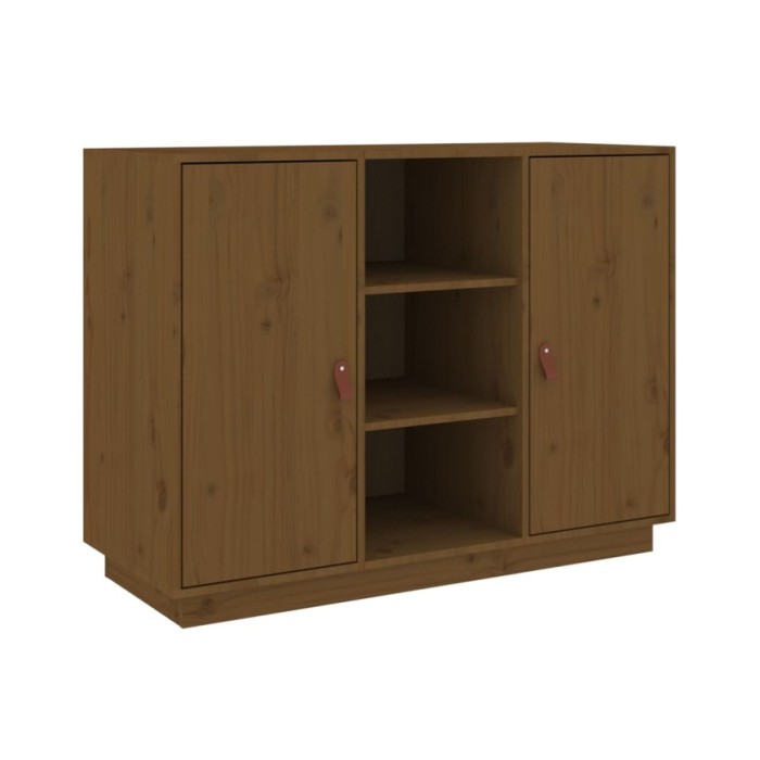 Buffet Marron miel 100x40x75 cm Bois massif de pin
