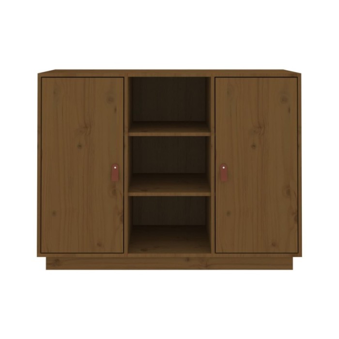 Buffet Marron miel 100x40x75 cm Bois massif de pin