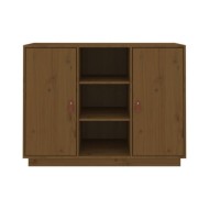 Buffet Marron miel 100x40x75 cm Bois massif de pin