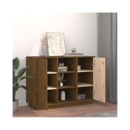 Buffet Marron miel 100x40x75 cm Bois massif de pin