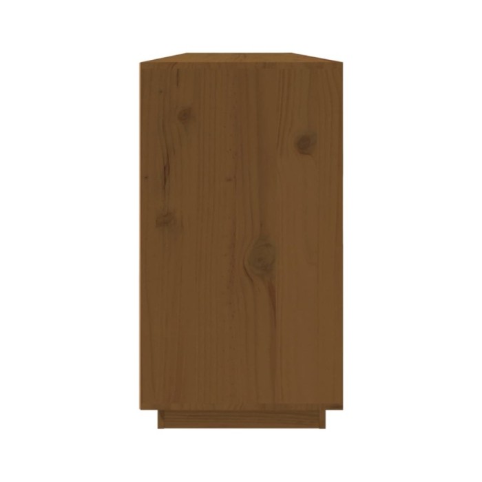 Buffet Marron miel 100x40x75 cm Bois massif de pin