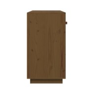 Buffet Marron miel 100x40x75 cm Bois massif de pin