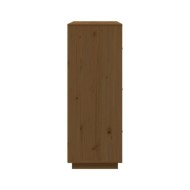 Buffet haut Marron miel 67x40x108,5 cm Bois massif de pin