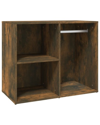 Armoire de dressing Chêne fumé 80x40x65 cm Bois d'ingénierie