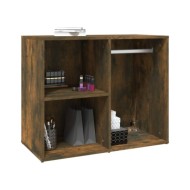 Armoire de dressing Chêne fumé 80x40x65 cm Bois d'ingénierie
