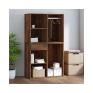 Armoire de dressing Chêne fumé 80x40x65 cm Bois d'ingénierie
