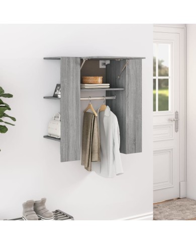 Armoire de couloir Sonoma gris 97,5x37x99 cm Bois d'ingénierie