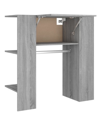 Armoire de couloir Sonoma gris 97,5x37x99 cm Bois d'ingénierie