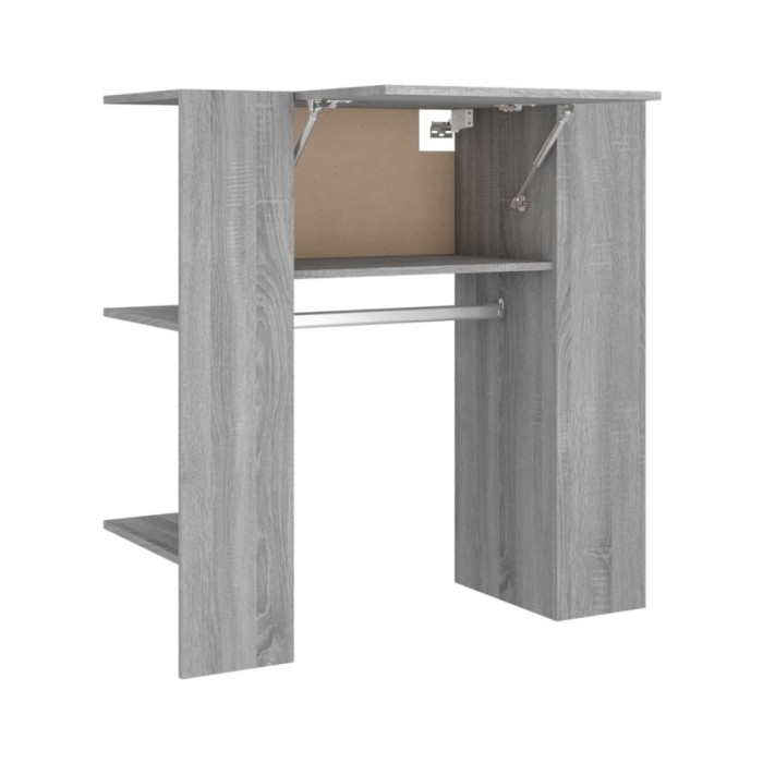 Armoire de couloir Sonoma gris 97,5x37x99 cm Bois d'ingénierie