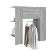 Armoire de couloir Sonoma gris 97,5x37x99 cm Bois d'ingénierie