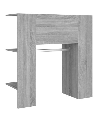 Armoire de couloir Sonoma gris 97,5x37x99 cm Bois d'ingénierie