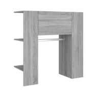 Armoire de couloir Sonoma gris 97,5x37x99 cm Bois d'ingénierie