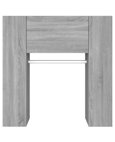 Armoire de couloir Sonoma gris 97,5x37x99 cm Bois d'ingénierie