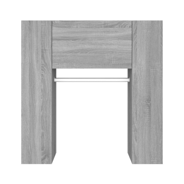 Armoire de couloir Sonoma gris 97,5x37x99 cm Bois d'ingénierie
