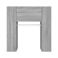 Armoire de couloir Sonoma gris 97,5x37x99 cm Bois d'ingénierie