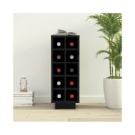 Armoire à vin Noir 23x34x61 cm Bois de pin massif