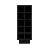 Armoire à vin Noir 23x34x61 cm Bois de pin massif