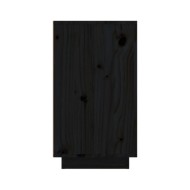 Armoire à vin Noir 23x34x61 cm Bois de pin massif