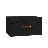Tables de chevet murales 2 pcs Noir 40x29,5x22 cm