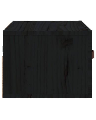 Tables de chevet murales 2 pcs Noir 40x29,5x22 cm