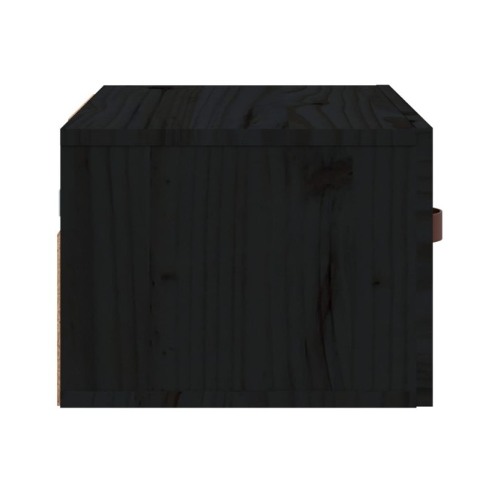 Tables de chevet murales 2 pcs Noir 40x29,5x22 cm