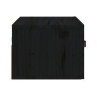 Tables de chevet murales 2 pcs Noir 40x29,5x22 cm