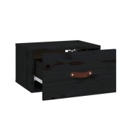 Tables de chevet murales 2 pcs Noir 40x29,5x22 cm