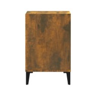 Meuble TV Chêne fumé 100x35x55 cm Bois d'ingénierie