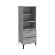 Buffet haut Sonoma gris 40x36x110 cm Bois d'ingénierie