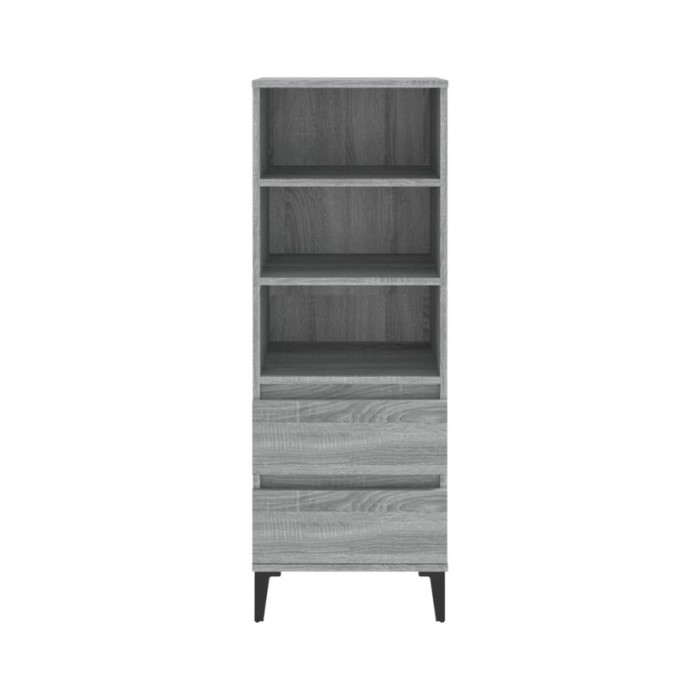 Buffet haut Sonoma gris 40x36x110 cm Bois d'ingénierie