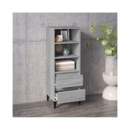 Buffet haut Sonoma gris 40x36x110 cm Bois d'ingénierie