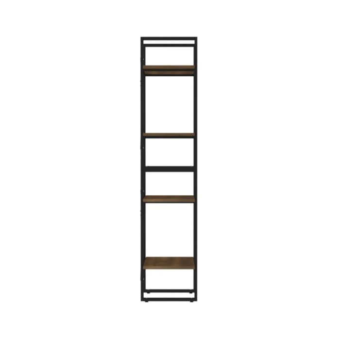Bibliothèque 4 niveaux Chêne brun 40x30x140cm Bois d'ingénierie