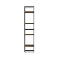 Bibliothèque 4 niveaux Chêne brun 40x30x140cm Bois d'ingénierie