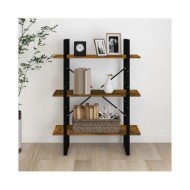 Bibliothèque Chêne fumé 80x30x105 cm Bois d'ingénierie