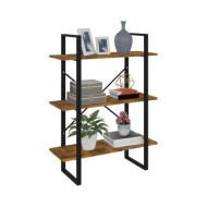 Bibliothèque Chêne fumé 80x30x105 cm Bois d'ingénierie