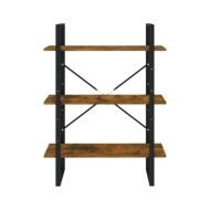 Bibliothèque Chêne fumé 80x30x105 cm Bois d'ingénierie
