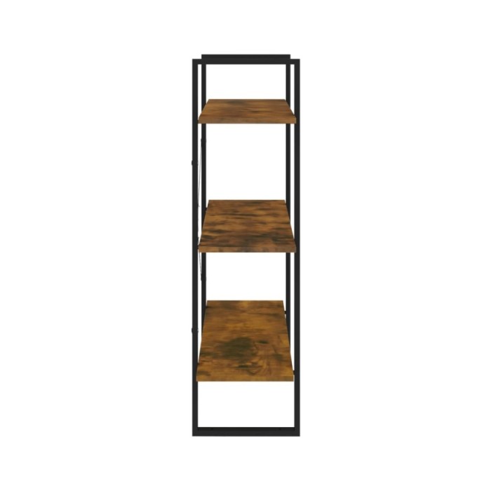 Bibliothèque Chêne fumé 80x30x105 cm Bois d'ingénierie