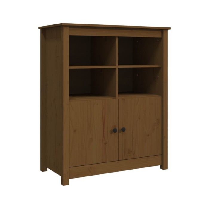 Buffet Marron miel 83x41,5x100 cm Bois massif de pin