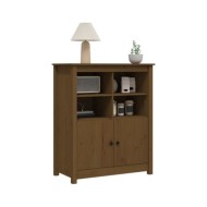 Buffet Marron miel 83x41,5x100 cm Bois massif de pin