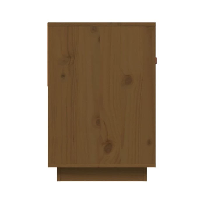 Meuble TV Marron miel 90x40x60 cm Bois de pin massif