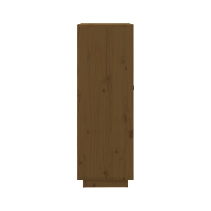 Armoire à vin Marron miel 45x34x100 cm Bois de pin massif