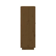 Armoire à vin Marron miel 45x34x100 cm Bois de pin massif