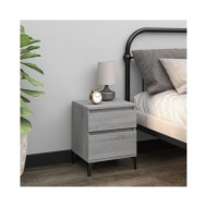 Tables de chevet 2 pcs Sonoma gris 40x35x50 cm