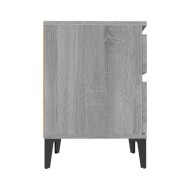 Tables de chevet 2 pcs Sonoma gris 40x35x50 cm