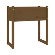 Jardinière Marron miel 78x40x81 cm Bois massif de pin