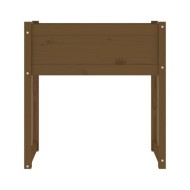 Jardinière Marron miel 78x40x81 cm Bois massif de pin